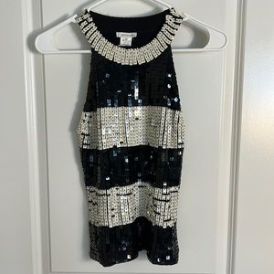 Vintage sequined top
